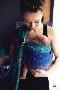 Ring sling Dark Aurora Cube - size L (2,3m)