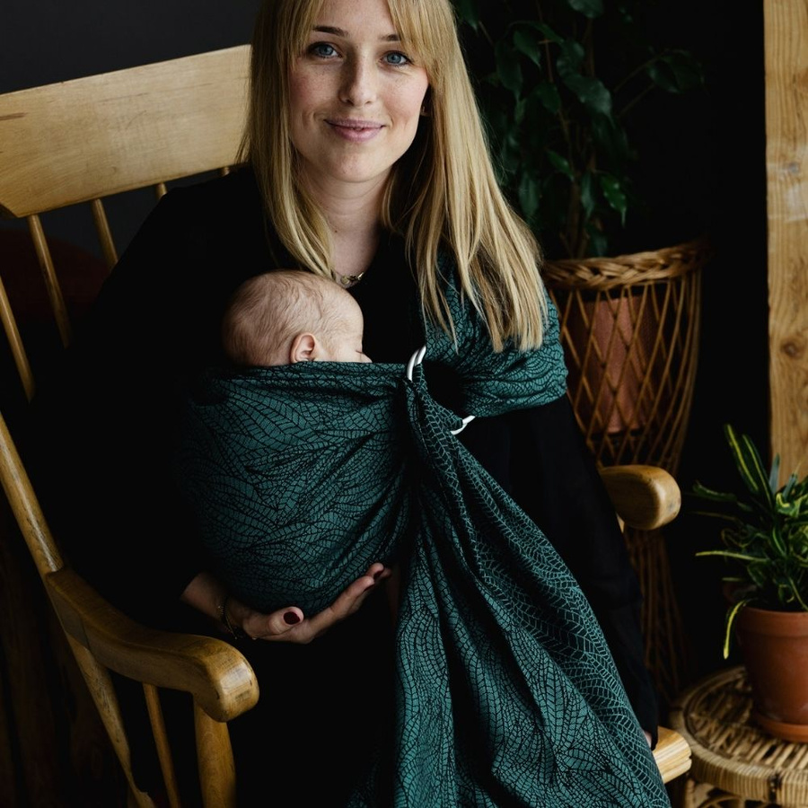 Ring sling Ocean Wildness - size M (2 m)