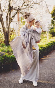 Ring sling Bamboo Quartz - size S (1,7m)