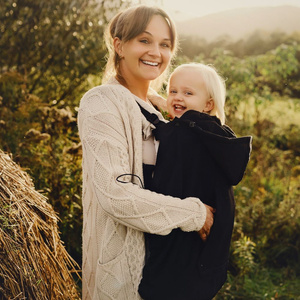 Babywearing Cover (softshell) - Black