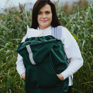 Babywearing Cover (softshell) - Green