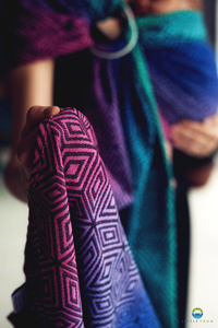 Ring sling Dark Aurora Cube - size L (2,3m)