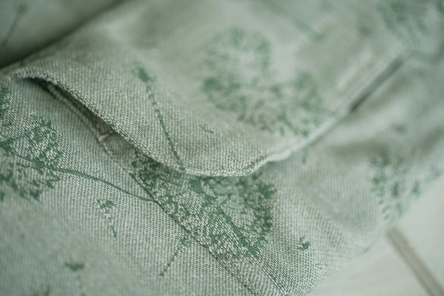 Linen Baby Carrier Prime Flow Lightness, Green Dandelion
