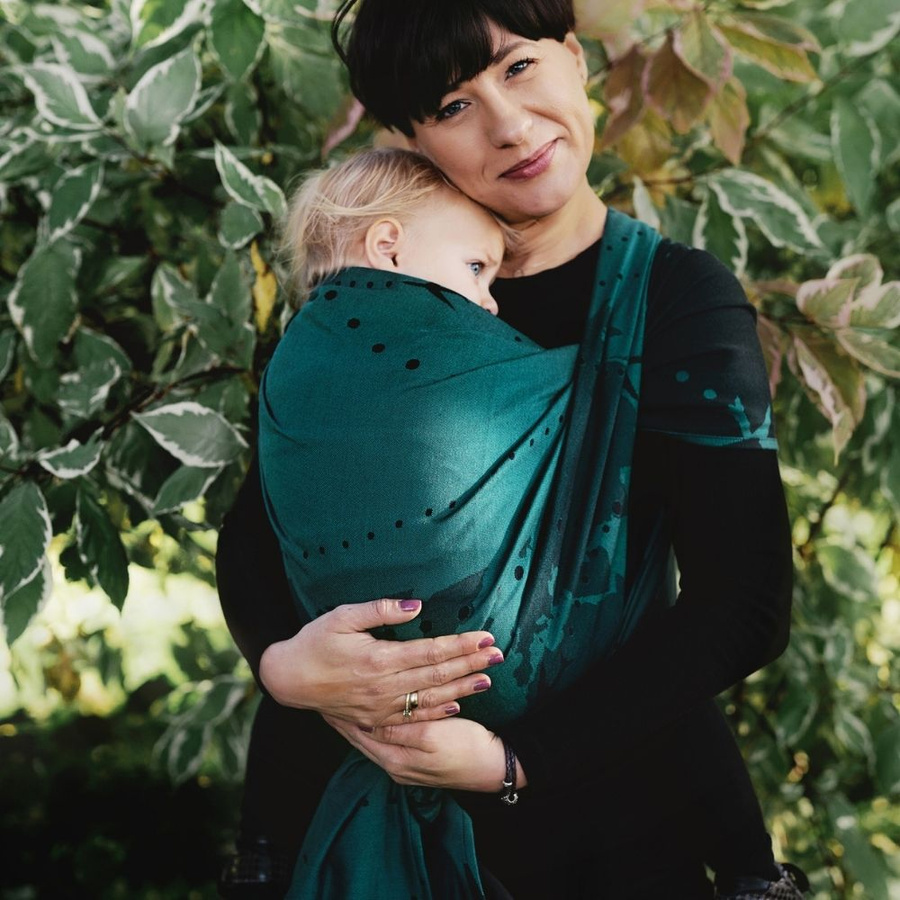 Baby Sling Teal Wanderlust size 5