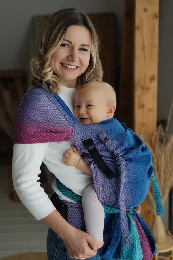 Baby Carrier Cross Hybrid TENCEL™ Aurora Cube