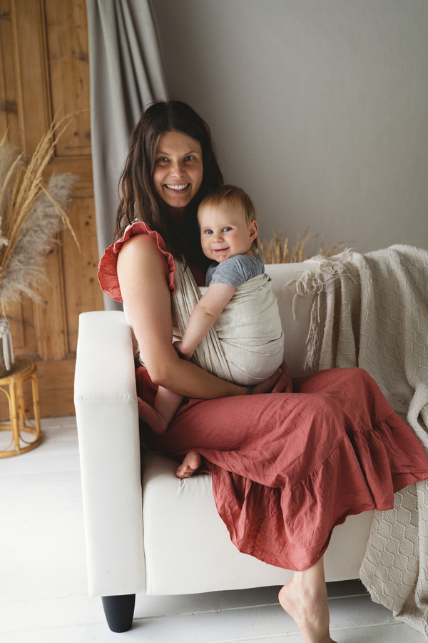 Baby Sling Linen Summer Meadow size 5