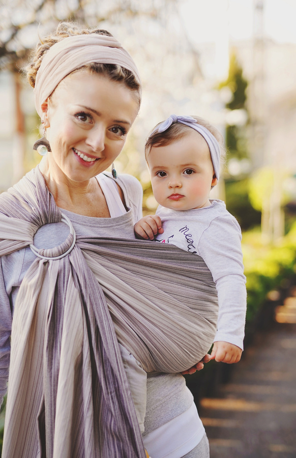 Ring sling Bamboo Quartz - size S (1,7m)