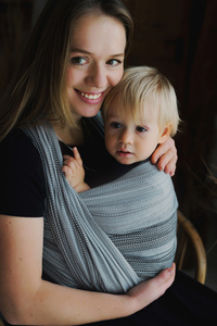 Baby Sling TENCEL™ Silver Path size 6