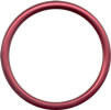 Red aluminium rings for baby slings, size S