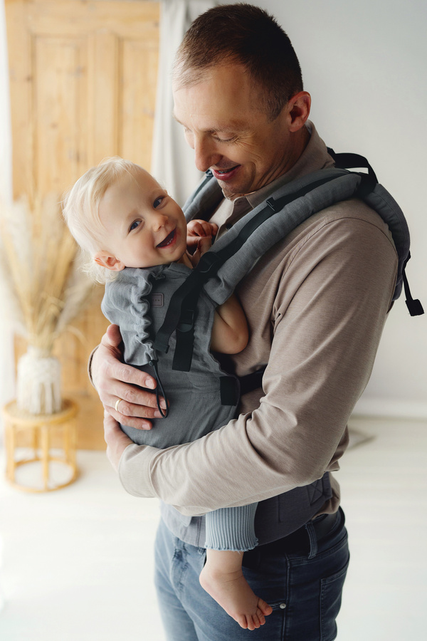 Ergonomic Baby Carrier Prime - Pure Linen Shadow