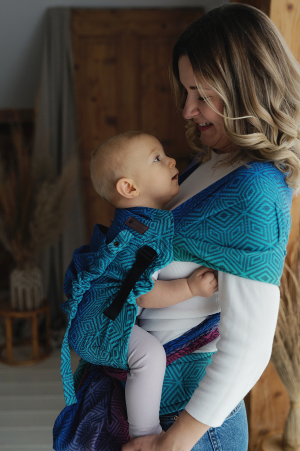 Baby Carrier Cross Hybrid TENCEL™ Aurora Cube