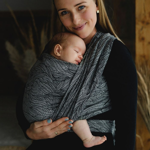 Baby Sling Linen Night Wildness size 6