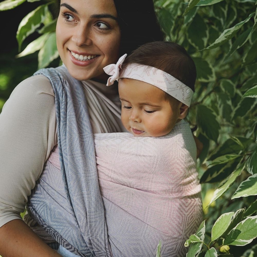 Baby Sling Cotton Foggy Cube size 9