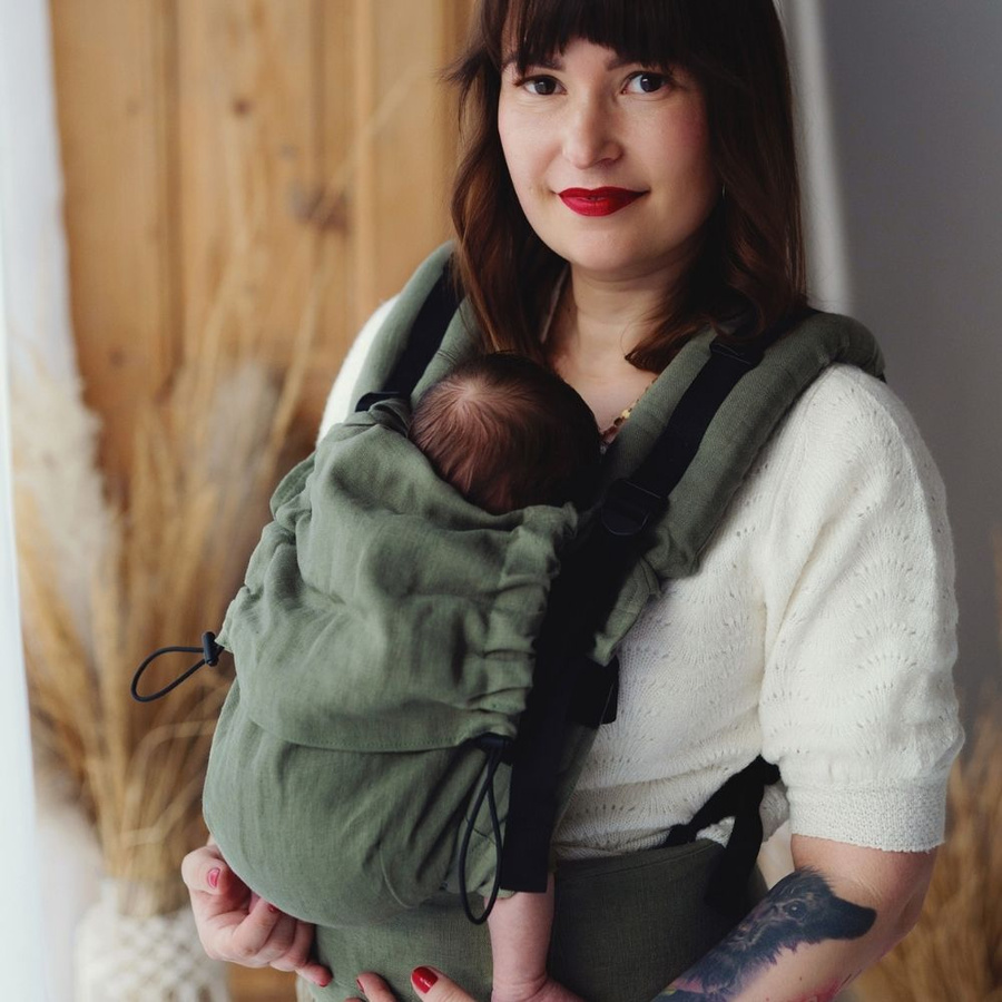 Ergonomic Baby Carrier Prime - Pure Linen Grove