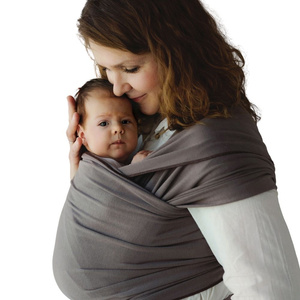 Stretchy Wrap Silent Earth/2nd class – Brown Cotton Baby Wrap Suitable from Birth