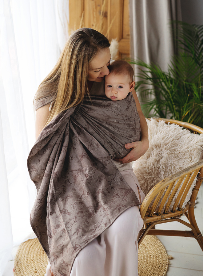 Ring sling Linen Joy of life - size M (2 m)