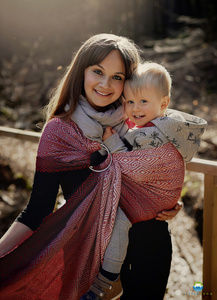 Ring sling Ruby Cube - size M (2m)