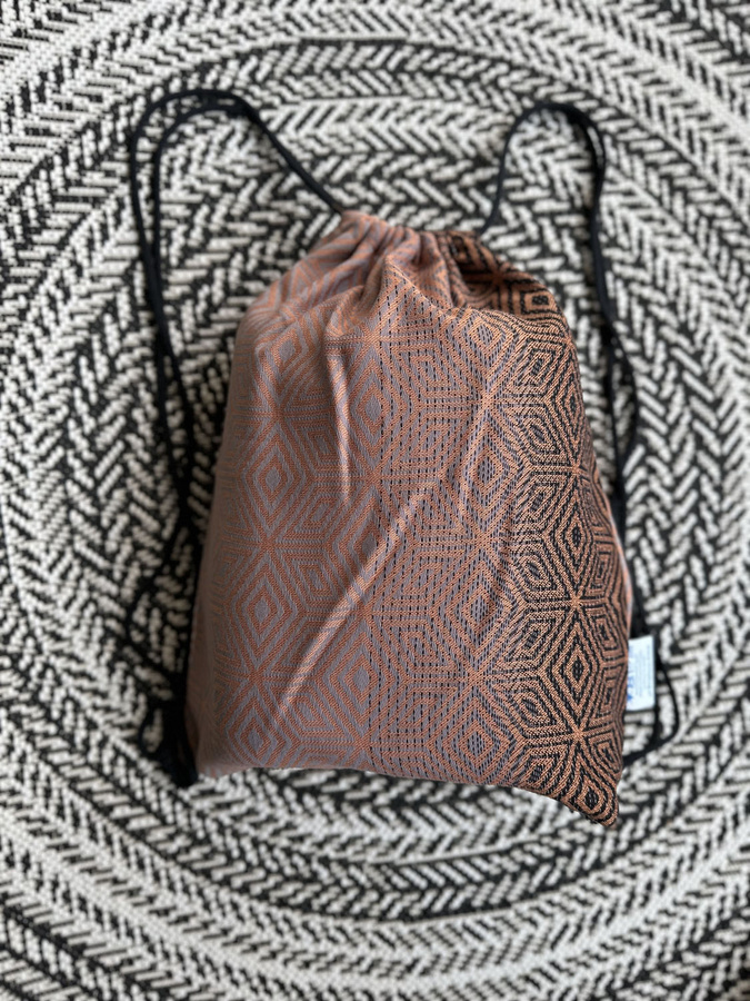 Large Drawstring Bag for wrap/sling - TENCEL™ Foxy Cube