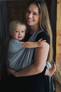 Baby Sling TENCEL™ Silver Path size 6/2nd class