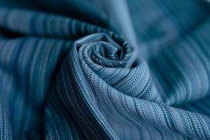 Blue Boleite baby wrap – ergonomic newborn babywearing (size 6)