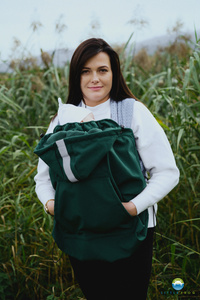 Babywearing Cover (softshell) - Green