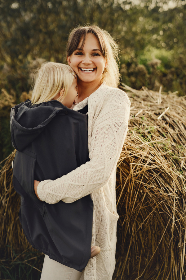 Babywearing Cover (softshell) - Slate