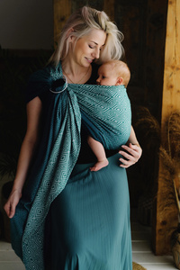 Ring Sling Jade Cube size M /2nd class – green-grey, easy to use
