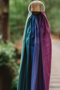 Ring sling Bamboo Misty Zircon - size S (1,7m) /2nd class
