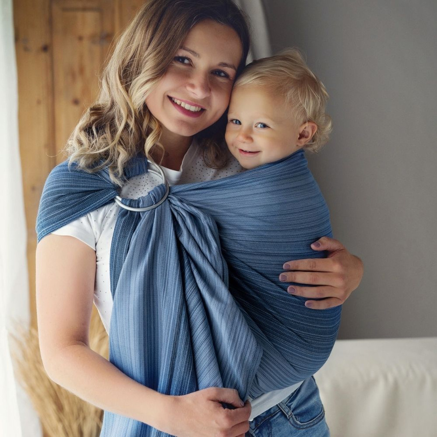 Bamboo Celestine Ring Sling size L (2,3 m)