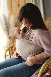 Stretchy Baby Sling Royal Beige
