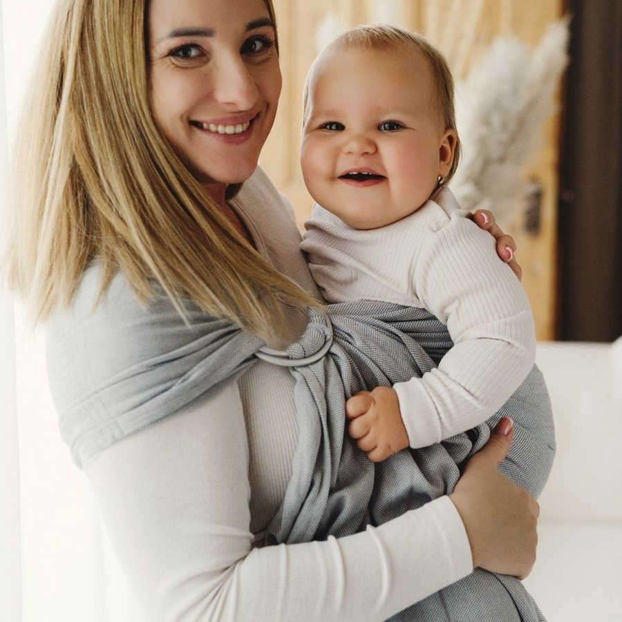 Ring sling Gray Moonstone - size S (1,7m)