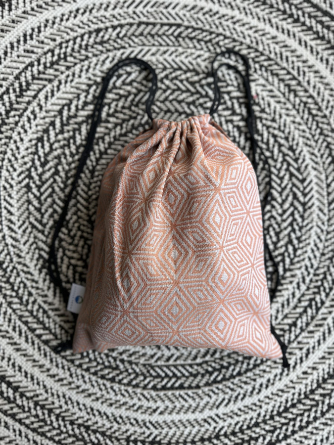 Large Drawstring Bag for wrap/sling - TENCEL™ Foxy Cube