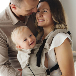 Ergonomic Baby Carrier Prime - Pure Linen Dune
