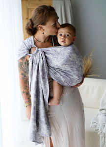 Ring sling Lotus Bloom - size S (1,7 m)