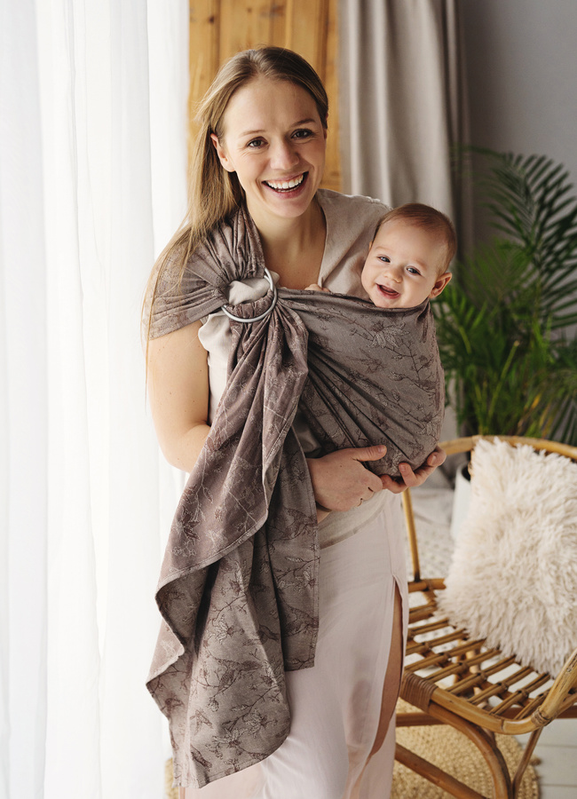 Ring sling Linen Joy of life - size M (2 m)