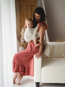Baby Sling Linen Summer Meadow size 6