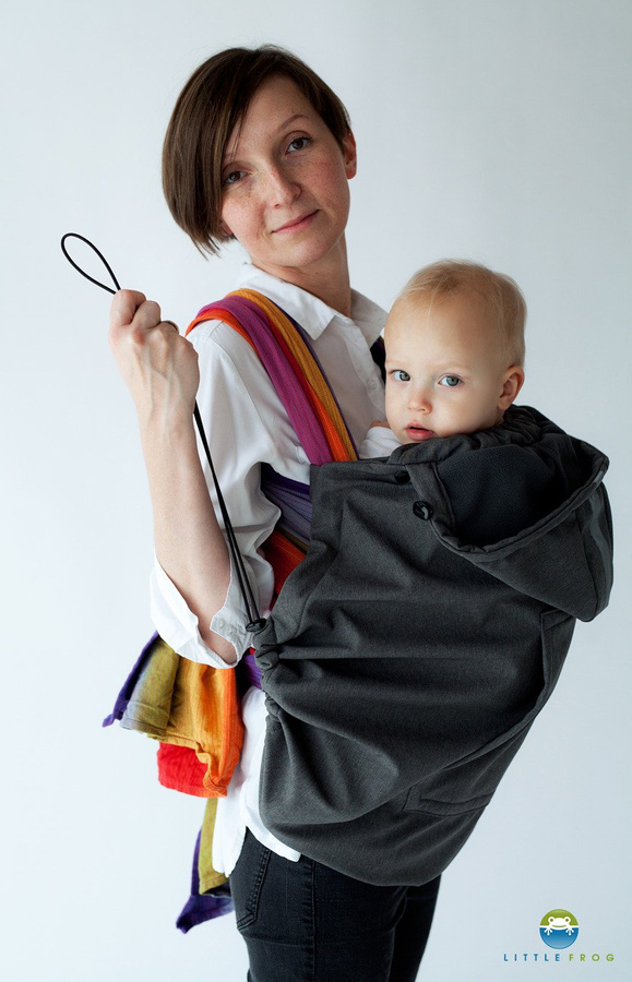 Babywearing Cover (softshell) - Slate